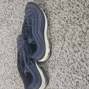 Air Max ‘97 navy blue and white.